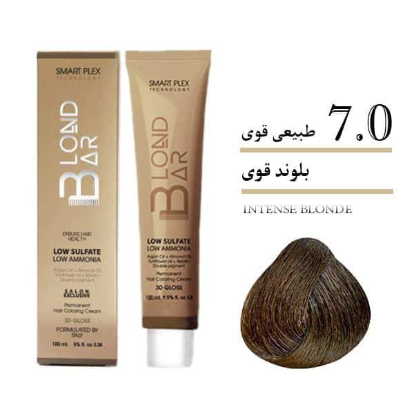 رنگ مو شماره 7.0 بلوند قوی بلوند بار Blond Bar