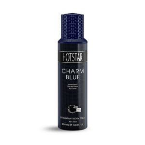 اسپری بدن مردانه هات استار Charm Blue (بلو شنل ) حجم 200 میلی لیتر