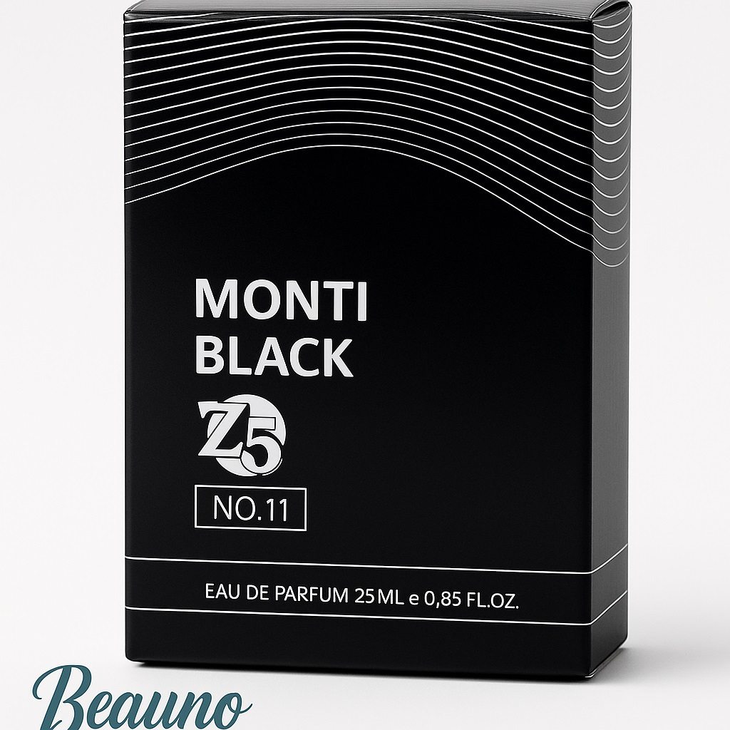 ادکلن مینیاتوری z5 رایحه MONTI BLACK حجم 25 میل