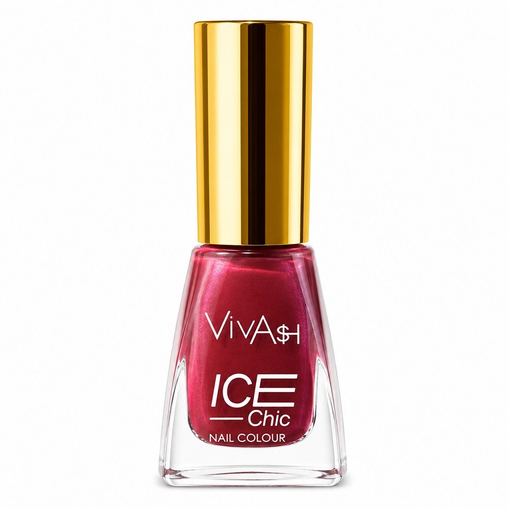لاک ناخن ویواش Ice Chic رنگ زرشکی شاین کد vi 31